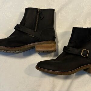 Sperry Seaport Storm Black Suede Ankle Boot 7.5